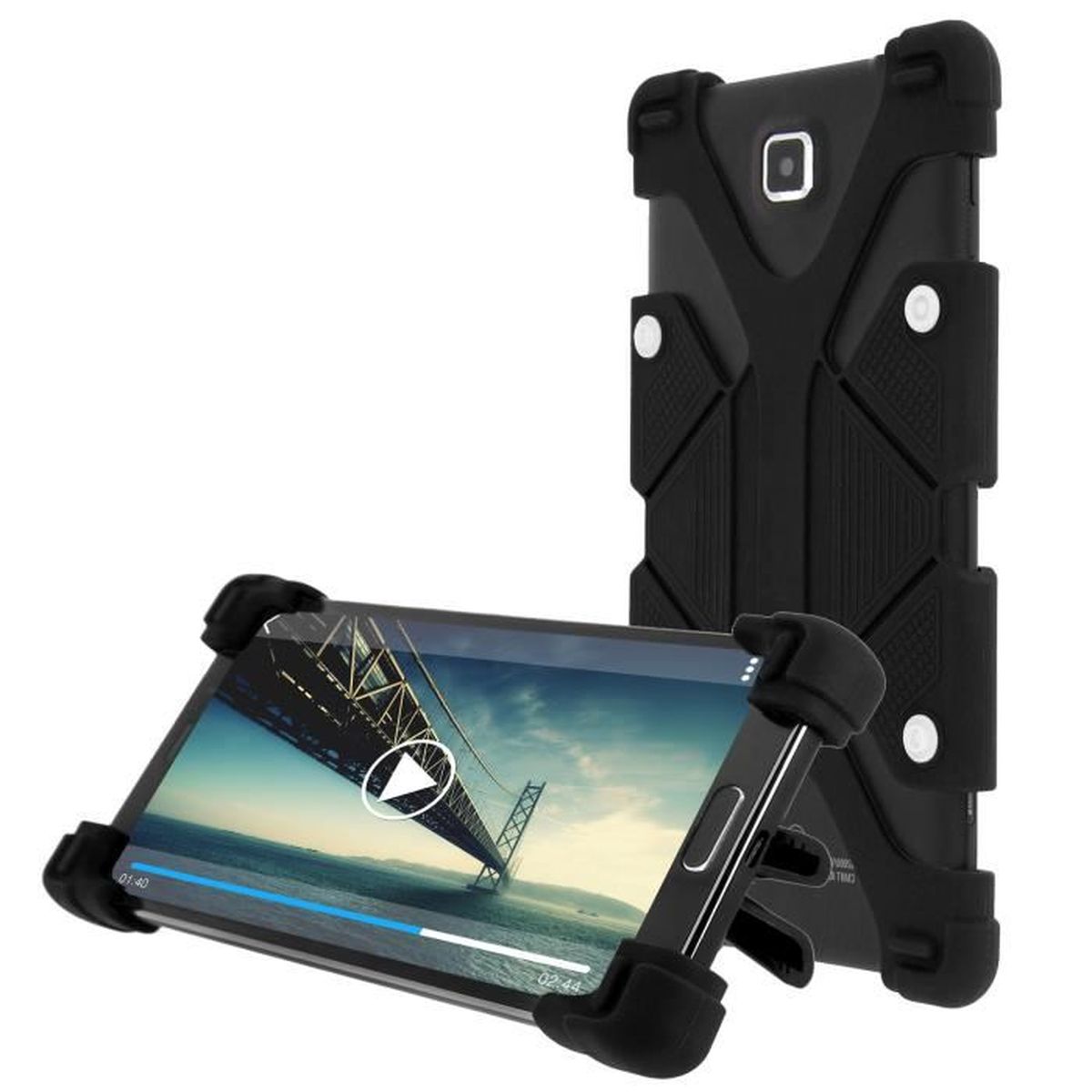 Coque Bumper Antichoc pour ADLWLVE 6,0 Pouces Super Silicon Bumper de qualité pour ADLWLVE 6,0 Pouces Rouge 