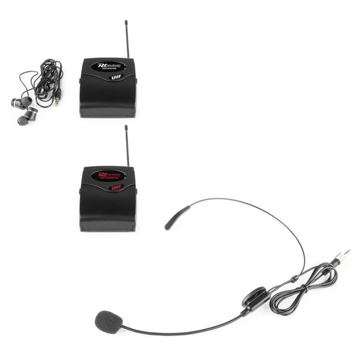 Système Micro Sans Fil UHF 4 Micros - 100 Canaux, Récepteur Rack, Parfait Concerts - 11