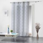 PANNEAU A OEILLETS 140 x 240 CM ORGANZA DEVORE GEOMATIC BLANC