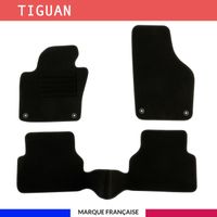 Tapis de voiture - Sur Mesure pour TIGUAN (2007 à 2016) - 3 pièces - Tapis de sol antidérapant pour automobile
