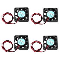 4Pcs 12V 4010 Ventilateur de Refroidissement pour Imprimante 3d - Grand Volume d'air (6.7CFM)