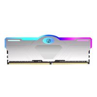 KINGSPEC - Mémoire RAM PC -RGB DDR4 - 3200MHz 1.35V -1 x 16Go - Argenté avec RGB