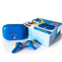 OTL Technologies Ecouteurs sans Fil Bluetooth V5.0 pour Enfant Sonic The Hedgehog avec boîtier de Chargement Bleu