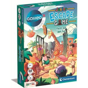 JEU SOCIÉTÉ - PLATEAU Galileo Escape Game Junior – Évasion du Zoo – Jeu 