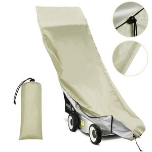 Housse De Protection Pour Tondeuse à Gazon - 193x108x66 Cm, Polyester 210D Imperméable UV, Avec Cordon De Serrage