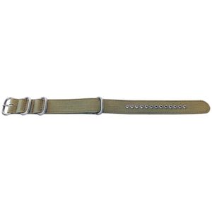 Bracelet De Montre En Cuir Militaire - Largeurs 18 à 22 Mm - Neuf Avec étiquettes