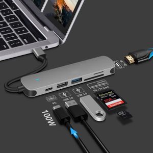 Adaptateur USB C pour iPad Pro 2020-12.9-11, iPad Air 4, adaptateur  multiport USB C 4 en 1 avec prise casque audio 3,5 mm, USB A437 - Cdiscount  Informatique
