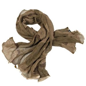 foulard écharpe camo chech Chèche filet en mailles camouflage C/E état neuf 