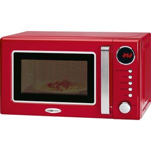 Schneider - schnsmw25vmr - micro-ondes grill vintage - rouge - 900 watts  SCHNEIDER