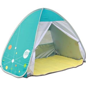 Anti-moustiques Tente de plage portable avec rideau en maille Tente de plage /à ouverture automatique WBTY Tente de plage Pop Up en plein air Pare-soleil pour le camping Anti-UV Portable