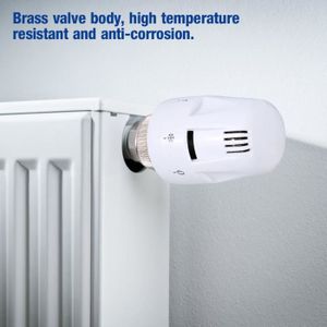 ROBINET DE RÉGULATION Valve de radiateur thermostatique - EJ.LIFE - Cont