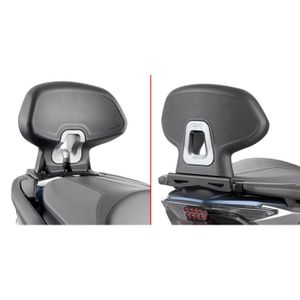 Dossier De Siège Passager Givi E470 Noir - Pour Valise Monolock Simply 3