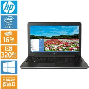 ORDINATEUR PORTABLE Pc portable HP ZBOOK 15 core i7 16 go ram 320 disq