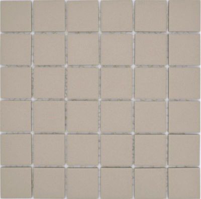 Plaque De Mosaïque Céramique Beige Clair - Mosaik-Netzwerk 18-1212-R10_b