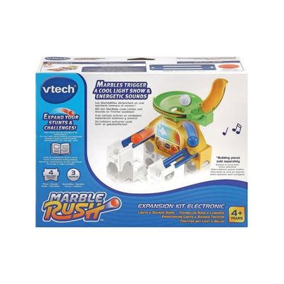 VTech Marble Rush - Kit Extension Électronique Avec Grande Roue Motorisée Pour Circuits à Billes, Compatible Avec Tous Les Coffrets, Cadeau Enfant Dès 4 Ans