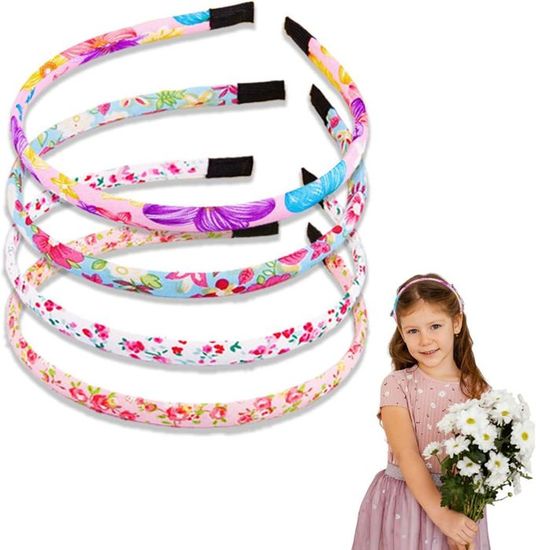 Serre-tête / Bandeau Pratique Avec Fleurs Violettes – Neuf En Emballage – Idéal Pour Sport Ou Déco Cheveux