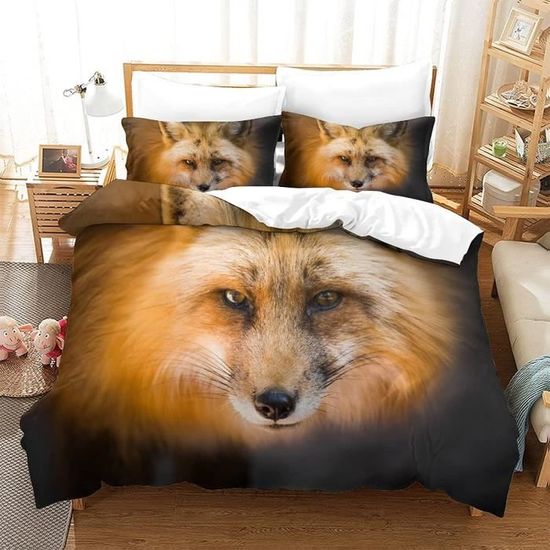 DXTKWL Trousse à Crayons Amusante En Forme De Tête D'animal De Renard