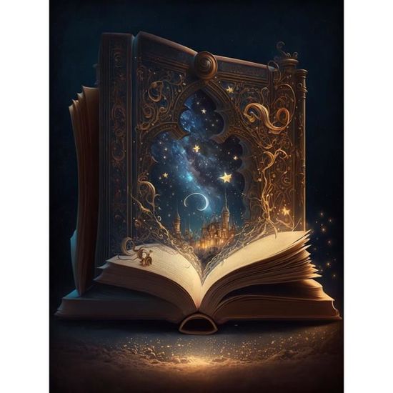 Bimkole DIY 5D Diamond Painting Kits Ours, Broderie Diamant Kits De Broderie Au Point De Croix Strass Rond Résine Peinture Décor à La Maison 40X50 Cm Gn662