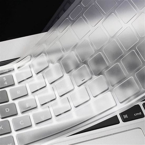 Keyboard Disposition Silicone Skin Français Clavier Coque de Protection/Couverture AZERTY pour MacBook Pro 13" 15" 17"