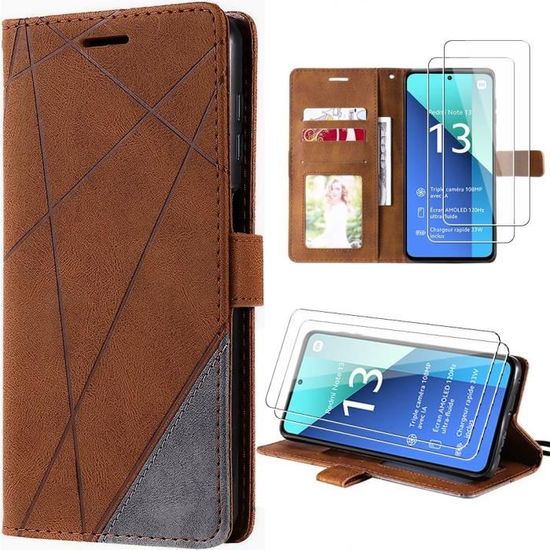 Coque De Protection + 2 Films Trempés Pour Redmi Note 14 4G / 13 Pro 5G / 14C A5 | Neuf