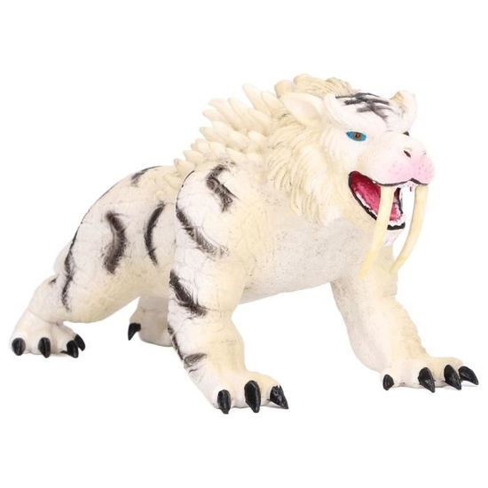 HURRISE Modèle de tigre blanc Tigre blanc Modèle Simulation En Plastique  Animal Figurine Ornement Enfants Jouet Éducatif
