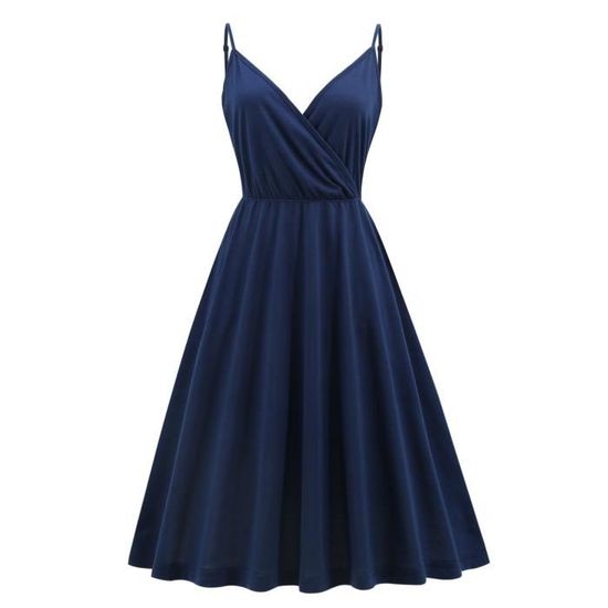 Robe Sans Manches Bretelle Longue