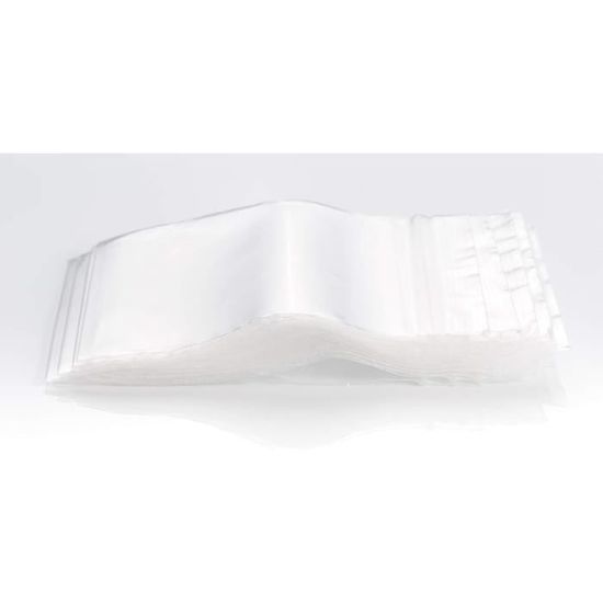 300 Sachets Zip Transparents 25x35 Cm | Sacs Refermables Qualité Supérieure | Pour Rangement Cuisine, Atelier