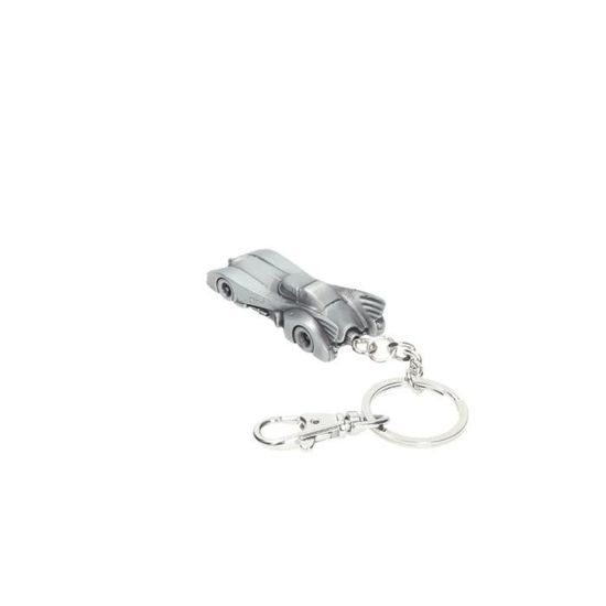 Porte-Clés Métal Batmobile Voiture Super Héros Batman - 6 Cm Argent