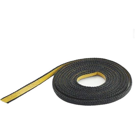 Joint D'étanchéité Autocollant Pour Cheminée/barbecue - 2,5 M X 13 Mm, épaisseur 3 Mm - Résiste Jusqu'à 600°C - Fibre Polyacrylonitrile