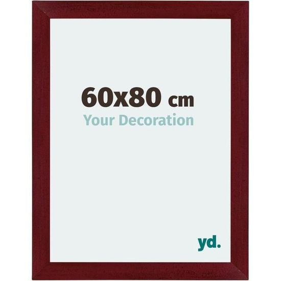 Cadre Photo 61x91,5 cm - Vin Rouge Patiné - MDF - Bologna