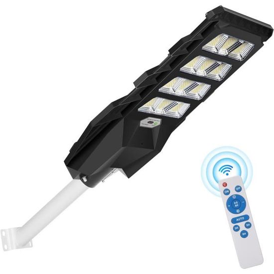 éclairage Sécurité 189 Led Lampadaire Solaire Extérieur 189 LED - Détecteur Mouvement, Télécommande, IP65 ! Camera Solaire