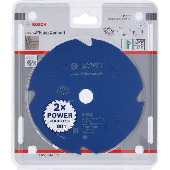Bosch Expert for Fibre Cement für Akkusägen 165 x 1,8/1,2 x 20 4 Zähne ab 45,99 € | Preisvergleich bei Bosch Expert for Fibre Cement für Akkusägen 165 x 1,8/1,2 x 20 4 Zähne ab 45,99 € | Preisvergleich bei