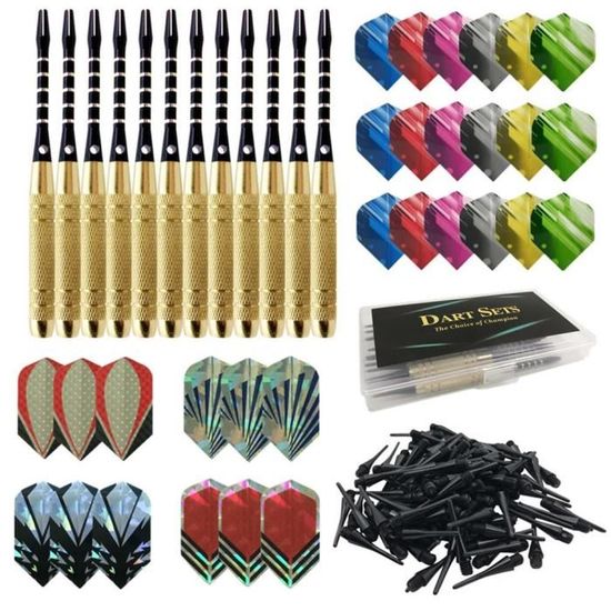 Winmau Apocalypse : Jeu De Fléchettes Soft-tip En Laiton Avec Tiges Et Ailettes Prism – 20g Par Fléchette