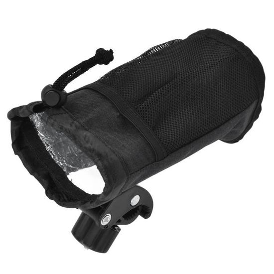 Sac De Rangement Poussette Avec 2 Crochets - Organisateur Multifonction Gris - Porte-Gobelet, Couches, Jouets