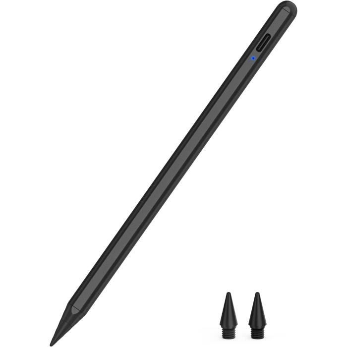 Stylet pour iPad 2018-2022, Magnétique Stylet pour iPad Pencil avec Rejet de La Paume, Stylo Apple Pencil pour iPad.[Y419]