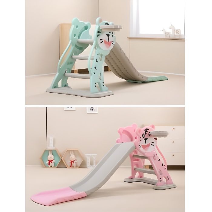 Toboggan petit chat Bleu - Jeux et jouets pour enfants plein air