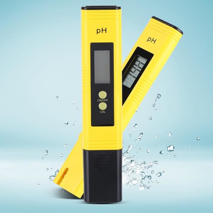 Testeur de PH Testeur Digital, PH-Mètre Protable Numérique Aquarium Piscine