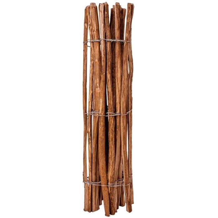 Moderne - Clôture à piquets -Clôture à treillis - Clôture jardin- Bois de noisetier 120 x 250 cm classique��5751
