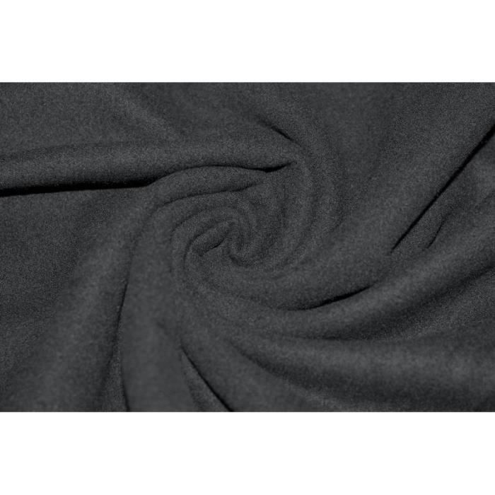 Tissu Caban Noir -Au Mètre