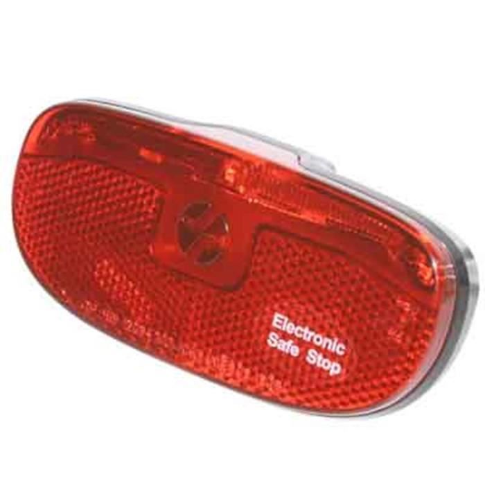 ECLAIRAGE VELO A DYNAMO AR SUR PORTE-BAGAGE SPANNINGA SAFE AVEC OPTION STOP ENTRAXE 50MM + 80MM (VENDU EN VRAC) NOIR