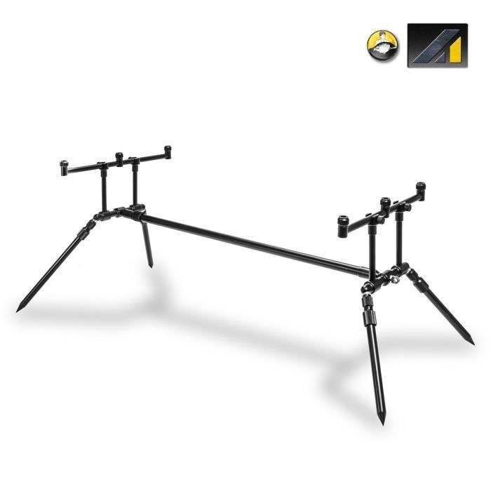 Support canne à pêche Solar Tackle A1 Aluminium Pod TBC - argent - TU