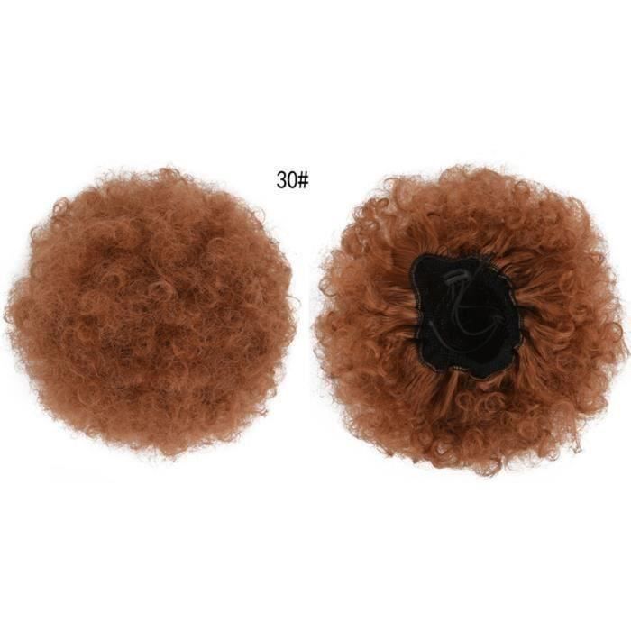 Perruque Synthetic Afro Kinky Curly Ponytail Extension Drawstring Ponytail Puff Wig DQYY90323713D_SAN2590 Ve48787