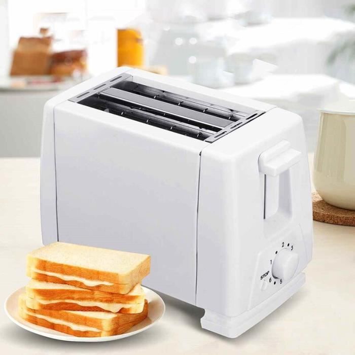 Grille pain électrique four ménage électrique automatique Machine à pain petit déjeuner Machine gril four 2 tranches EU Pl
