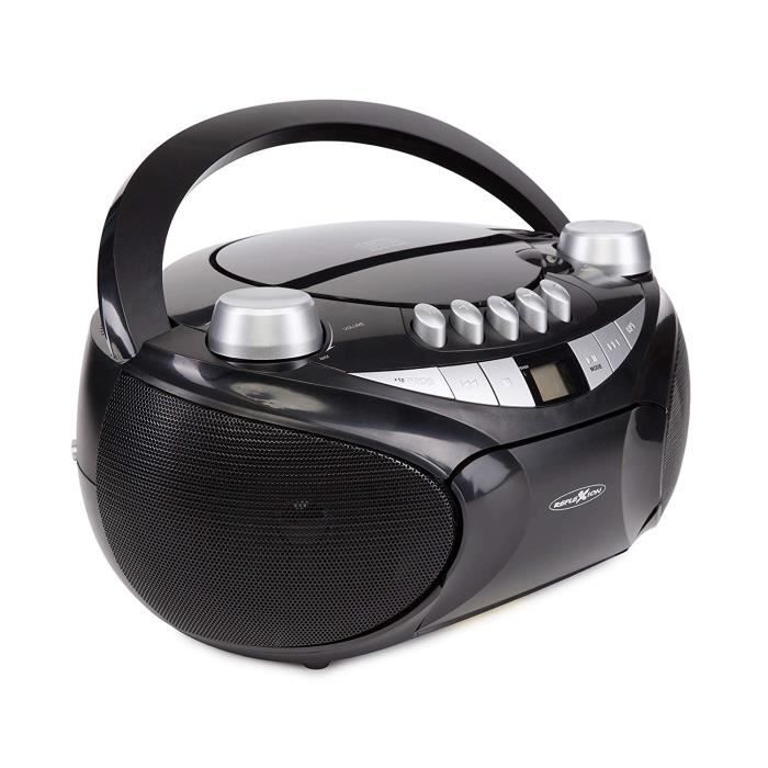 Boombox Réflexion avec Cassette CD-MP3, USB, AUX-in, SD, 2 x 32 W