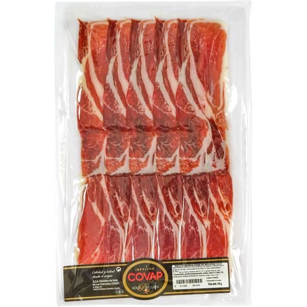 Jambon Ibérique Bellota tranché Covap Esencia Unica 70 Grs