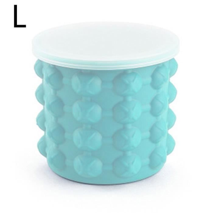 Rafraichisseur vin,Seau à glace en Silicone, 1 pièce, pour Champagne, Whisky, glaçons, Portable, appareil de cuisine pour - Type L