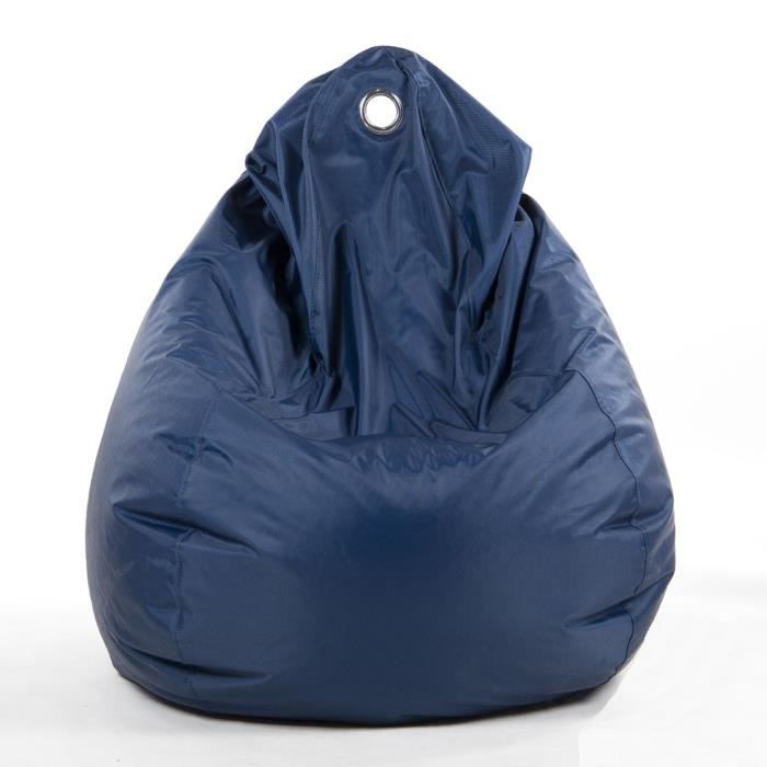 COTTON WOOD Poire Urban - Ø90 x 110 cm - Bleu marine