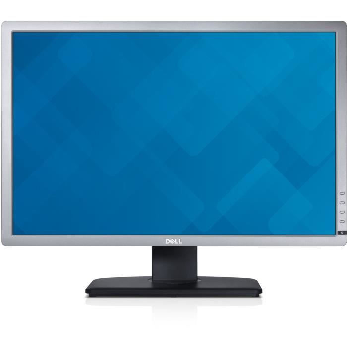 DELL Écran LED UltraSharp U2412M - 24- - 1920 x 1200 - Dalle IPS - DVI-D / VGA / DisplayPort - Blanc