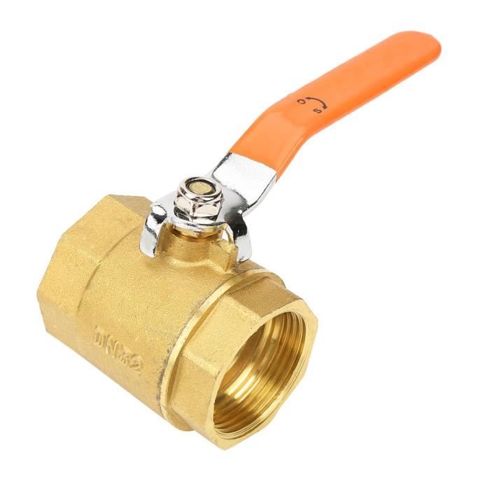 Robinet à Bille, 1pc Dn32 1-1/4bsp Robinet à Tournant SphéRique De Tuyau En Laiton 1.6mpa Pour Le Gaz De PéTrole De L'Eau