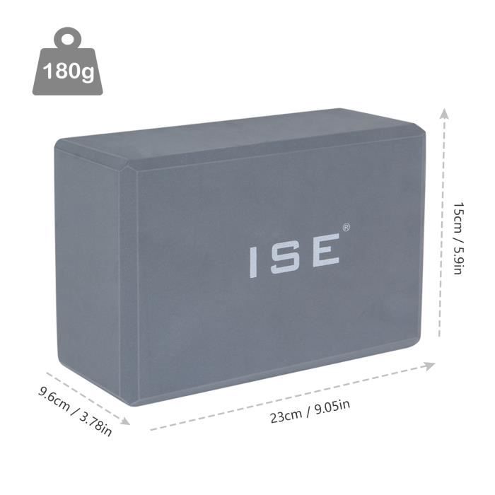 Briques Yoga,Blocs de Yoga Block Pilates Bio en Mousse EVA Haute Densité Écologique Léger Confortable Antidérapant,Pour Amateurs déb